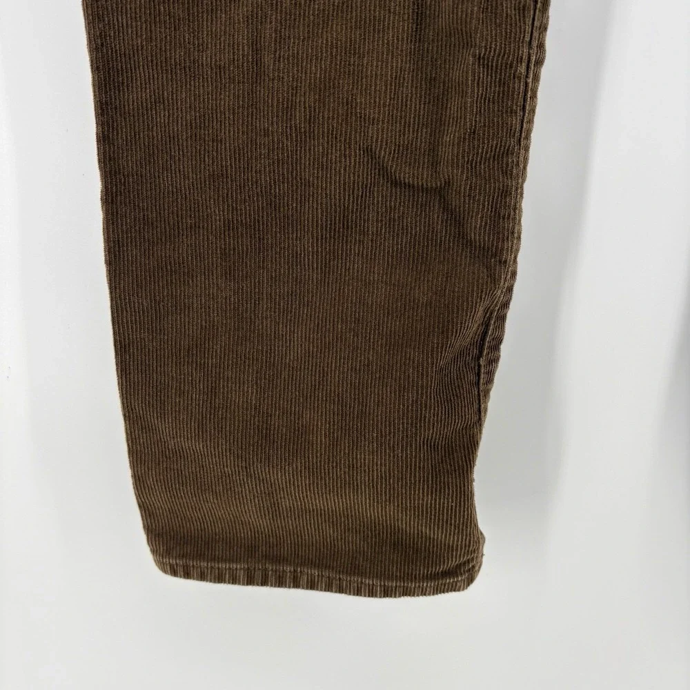 J Crew 770 Straight Fit Corduroy Pants Mens 32x32(31.5) Brown Preppy‎